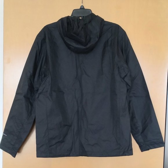 🆕Columbia Men's Timber Pointe II Waterproof Hooded Rain Jacket, Black, NWT - Picture 3 of 7